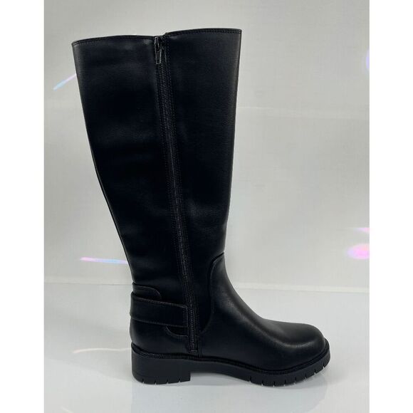 Style & Co Women's Gwynn Lug-Sole Boots - Black 5.5M - Picture 2 of 9